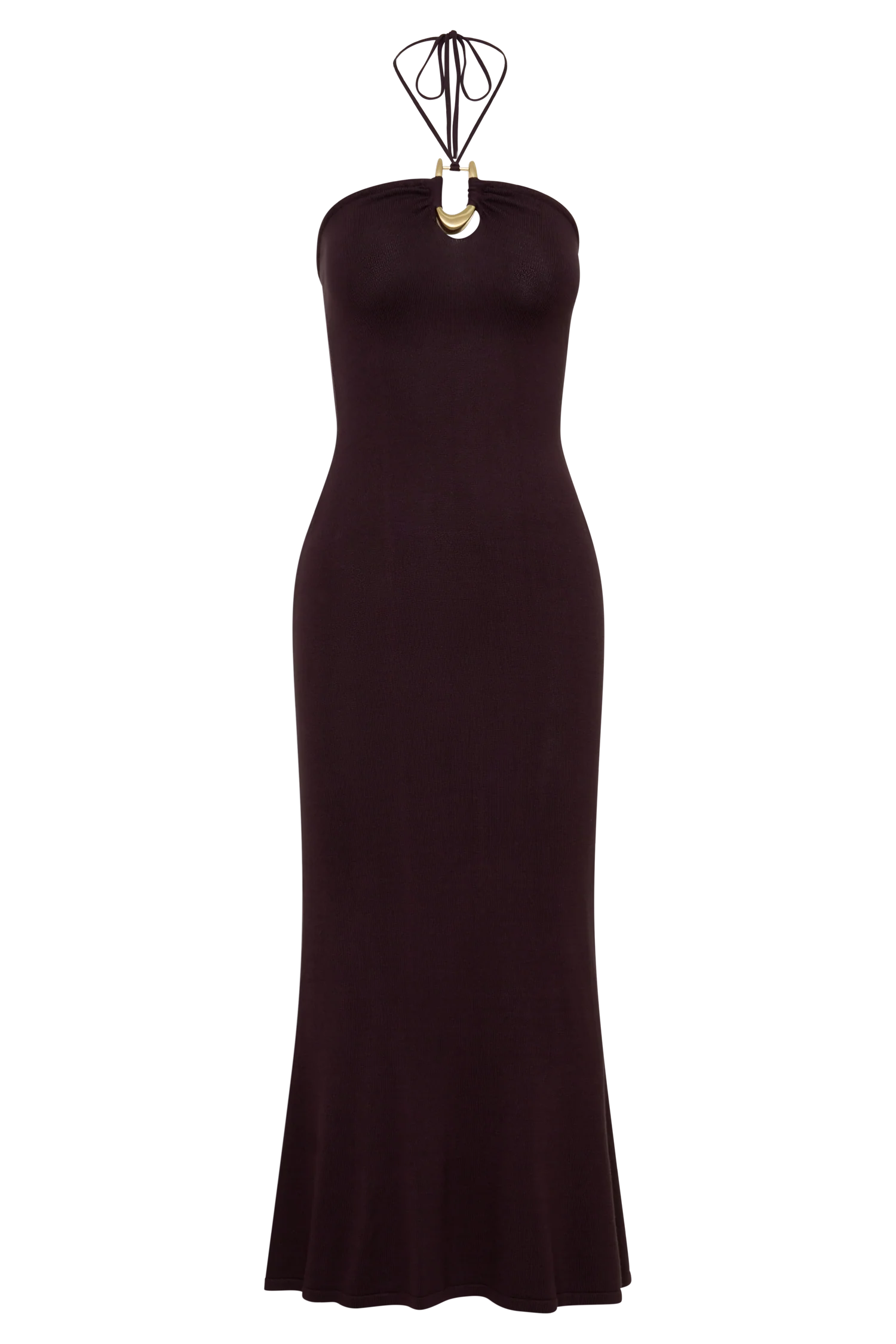 Dimitri Knit Midi Dress - Chocolate